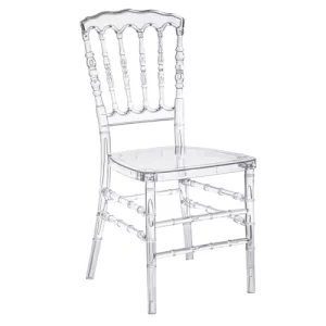 Transparent  Stackable Acrylic Resin Event Chairs