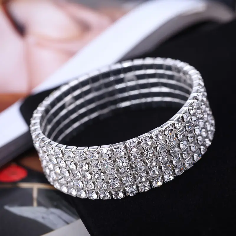 Bracelet bling silver 1