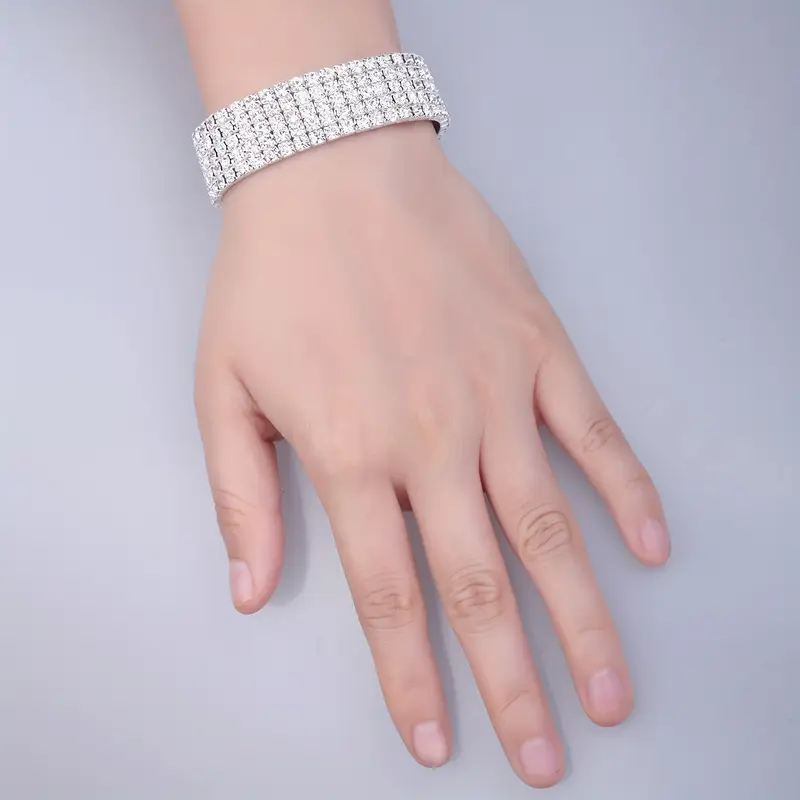 Bracelet bling silver 2